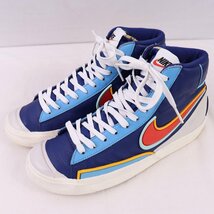 BLAZER MID 77 INFINITE 25.0cm/NIKE ブレザーミッド'77 インフィニット ナイキ 古着 中古 マルチカラー 青 メンズ スニーカー xx8149_画像1