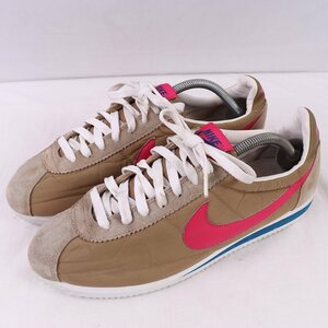 CLASSIC CORTEZ NYLON 09 28.5cm/NIKE クラシックコルテッツナイロン ナイキ 古着 中古 ブラウン 青 ピンク メンズ スニーカー xx8148