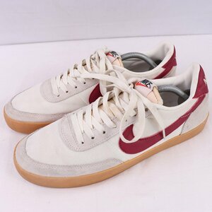 KILLSHOT VULC 'TEAM RED' 28.0cm/NIKE キルショット ナイキ 古着 中古 ライトグレー 白 赤 メンズ スニーカー xx8159