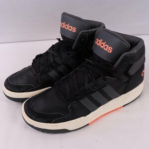 neo Entrap Mid 26.5cm/adidas ネオエントラップ ミッド アディダス スニーカー 黒 ブラック グレー 白 中古 古着 メンズ ad4960