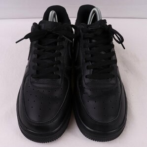 AIR FORCE 1 '07 25.0cm/NIKE エアフォース 1 ロー 07 ナイキ 古着 中古 黒 オールブラック メンズ スニーカーxx8198の画像3