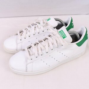 STAN SMITH 27.0cm/adidas スタンスミス アディダス スニーカー 白 ホワイト 緑 中古 古着 メンズ ad5019