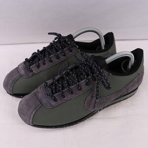 CORTEZ PRM 25.5cm /NIKE コルテッツプレミアム ナイキ 古着 中古 トリプルブラック 黒 白 スニーカー レディース xx8196