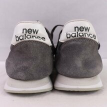 220 ニューバランス 28.0cm/new balance 濃灰 ダークグレー 白 ホワイト 中古 古着 スニーカー メンズ スニーカー yy3255_画像2