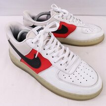 AIR FORCE 1 '07 LV8 EMB 26.5cm/NIKE エア フォース1 07 LV8 EMB ナイキ 古着 中古 白 ホワイト 赤 黒 メンズ スニーカーxx8107_画像7