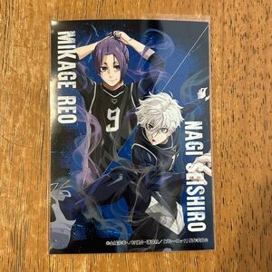 ブルーロック BLUELOCK ブロマイド 御影玲王　凪誠士郎