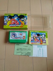 FC ファミコン ロックマン3 箱説付き 美品