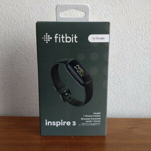 【新品 未開封】Google fitbit inspire 3 保証書付き（2024年4月発行）ブラック