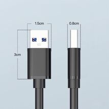 USB オス オス ケーブル USB-A USB-A ケーブル 充電 50cm タイプA-タイプA USB電源ケーブル_画像10
