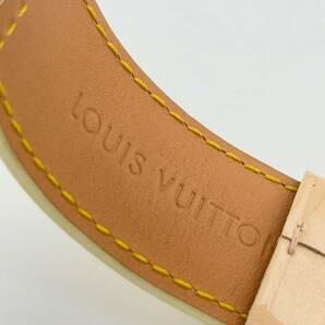 【ルイヴィトン 1円～】 ◎LOUISVUITTON◎ Q1216 タンブール ワイドストラップ デイト 腕時計 クォーツ 稼働 レディース E86T44の画像7