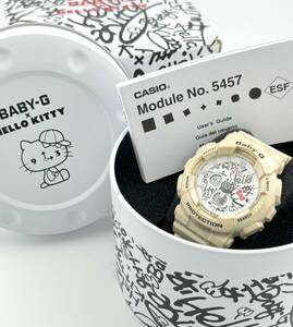 【カシオ　1円～】　◎CASIO◎　BA-120KT　ベイビージー　ハローキティー　腕時計　クォーツ　稼働　レディース　U8220