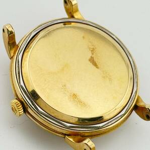 【オメガ 1円～】 ◎OMEGA◎ ゴールド ラウンド スモセコ 腕時計 AT メンズ U83H00の画像5