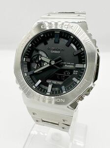 【カシオ1円〜】CASIO G-SHOCK タフソーラー フルメタル GM-B2100D-1AJF 腕時計 メンズ 稼動品 L8650C