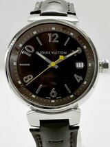 【ルイヴィトン1円〜】LOUIS VUITTON Q1311 ドレスウォッチ タンブール 腕時計 レディース 稼動品 中古 QZ 86E8T3_画像2
