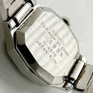【セイコー1円〜】SEIKO 11-4570 21jewels 手巻き 腕時計 レディース 稼動品 中古 85B46の画像3