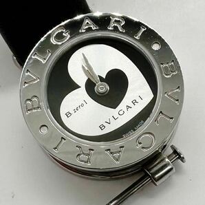 【ブルガリ1円〜】BVLGARI BZ22S B.ZERO1 ダブルハート 腕時計 レディース QZ 稼動品 中古 86LT32の画像2