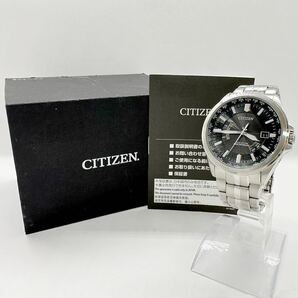 【シチズン1円〜】CITIZEN H145-S073545 エコドライブ 腕時計 メンズ 稼動品 中古 SS 8574BBの画像1