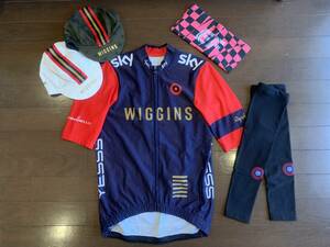 Rapha/ラッファ wiggins PRO TEAM ジャージ(Sサイズ)＋CAP×2,velobiciアームウォーマー/中古美品（EF snoodおまけ）