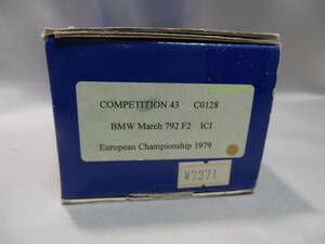 1/43　Title March-BMW 792 F2 "Polifac" European Championship´79 Number: 　C0128 Type: Full kit 
