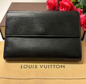 新品同様！　ルイヴィトン LOUIS VUITTON エピ ポルト　トレゾール 財布 長財布