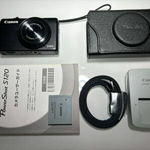 【美品】 Canon PowerShot S120 コンパクトデジタルカメラ ＋純正ケース付き【動作確認済】の画像1