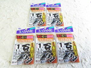 sa.. needle choi futoshi legume scad pink Bait 1 number ×5 piece set legume scad rust ki pink rust kissa same scad picton herring 