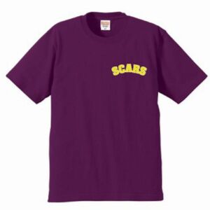 SCARS logo T-SHIRTS マットパープル　XXL スカーズ