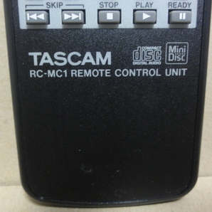 【 TASCAM CD MD 用 リモコン RC-MC1 】の画像4