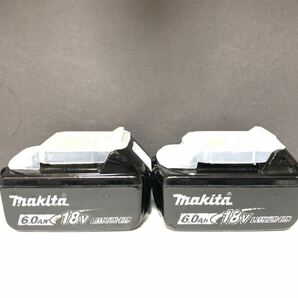 2個 マキタ 動作品 Makita 純正 Li-ion バッテリー BL1860B 6.0Ah 18V 雪マーク # BL1840 BL1850 BL1460 BL1860 BL1460 検索ワード 23 美品の画像1