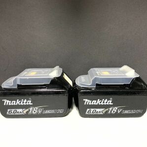 2個 マキタ 動作品 Makita 純正 Li-ion バッテリー BL1860B 6.0Ah 18V 雪マーク インパクト # BL1850 BL1860 BL1460 検索ワード 28 美品の画像3