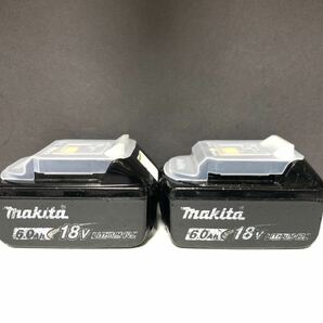 2個 マキタ 動作品 Makita 純正 Li-ion バッテリー BL1860B 6.0Ah 18V 雪マーク インパクト # BL1850 BL1860 BL1460 76 検索ワード 美品の画像1