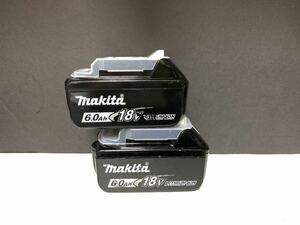 2 шт Makita рабочий товар Makita оригинальный Li-ion аккумулятор BL1860B 6.0Ah 18V снег Mark удар # BL1850 BL1860 BL1460 79 поиск слово прекрасный товар 