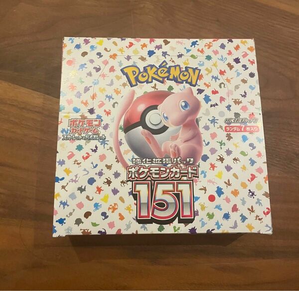 新品未開封　ポケモンカード151 BOX ぺりぺり付き　シュリンクなし1BOX