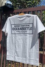 【OCEAN BEETLE】オーシャンビートル SYL Short-sleeve shirt [syl-tee] SUPPORT YOUR LOCAL 半袖Tシャツ / 白 WHITE -XXL　人気 サポT_画像4