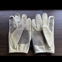 【 YELLOW GLOVE 】イエローグローブ ショートグローブ SHORT GLOVE / WHITE BEIGE - Lサイズ / 春夏秋用 オーシャンビートル取り扱い_画像2