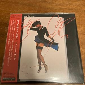 中古CD/ウィンディ・シティ/ レット・ミー・ライド(紙ジャケット仕様)/国内盤、帯付き