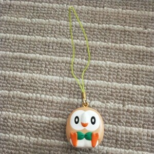 ポケモン　モクロー　ストラップ　根付け　フクロウ　キーホルダー