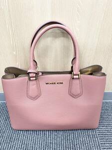 6274　美品　MICHAEL KORS マイケルコース　ハンドバッグ　ピンク系　スレ・ヨレ少なめ　サイズ(約31cm×約13cm×約24cm)