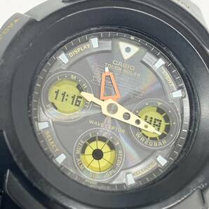 6324 G-SHOCK 腕時計 PROTECTION AWG-500J 黒 ソーラー 稼働品 使用感：中の画像2