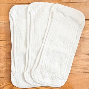 ①【3枚セット】布オムツ 成形オムツ コンパクトおむつ