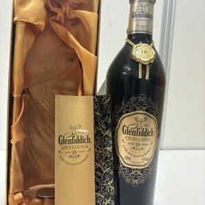 【未開栓】Glenfiddich 18 グレンフィディック 18年 シングルモルト エクセレンス スコッチウイスキー 700ml 43% 古酒 の画像1
