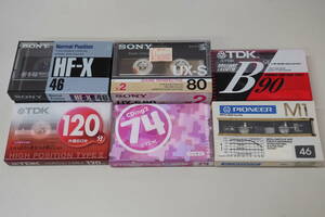 ★希少 未使用 カセットテープ SONY TDK PIONEER 8本まとめて メタル ハイポジ ノーマルテープ 当時物★