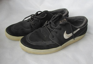 訳あり Nike ナイキ SB ZOOM Stefan Janoski ジャノスキ 27.0cm US9 黒 ブラック スニーカー LUNARLON ルナロン デッキシューズ