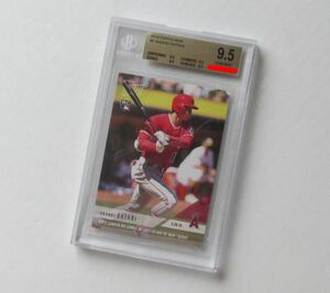 大谷翔平 2018 Topps Now BGS 9.5 BGS9.5 RC Rookie ルーキーカード RC 初ヒット 初安打