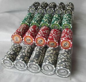 400枚 ポーカーチップ カジノチップ ポーカーコイン カジノコイン PrimePoker プライムポーカー チップラック ボードゲーム カードゲーム
