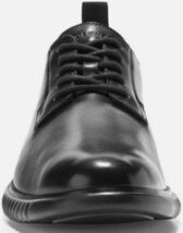 Cole Haan 26cm ZEROGRAND ゼログランド ビジネス スニーカー ブラック プレーントゥ 軽量 レザー ローファー ブーツ XXX244_画像7