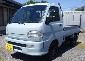 詳細動画多数有り！2002式　Vehicle inspection令和1995October　切替式４WD！H&Lギア切替included！Hijet Truck　Vehicle inspection長い！Restoration history無し評価vehicle両！ 