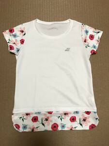 バボラ　花柄の可愛いシャツ　Lサイズ(美品）