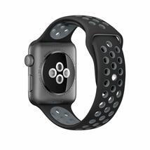 アップルウォッチ バンド 42mm 44mm 45mm 49mm apple watch Ultra series SE 8 7 6 5 4 3 2 1 スポーツ ベルト シリコン 交換用 黒 灰 安い_画像9