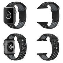 アップルウォッチ バンド 42mm 44mm 45mm 49mm apple watch Ultra series SE 8 7 6 5 4 3 2 1 スポーツ ベルト シリコン 交換用 黒 灰 安い_画像7